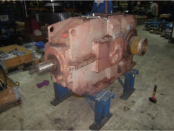 Inspection of a FLENDER KBH 400/S/So gearbox