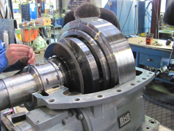 International BHS gearbox repair