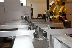 New load bed for automated production of gears and splines an long shafts