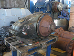 Repair of a KONE gearbox