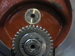 Service on a MAAG gearbox