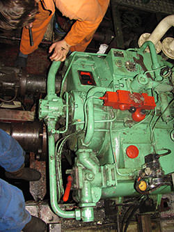 Repair of a RHENANIA gearbox