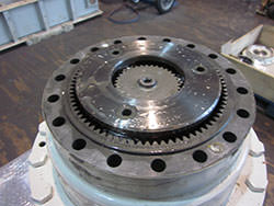 Service on a ZOLLERN gearbox
