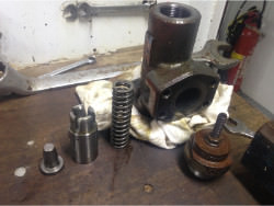 Inspection and repair on gearbox of brand RENK AWS-315