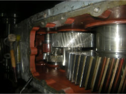 Inspection and repair on PIV PD31 R10 H14 gearbox