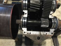 Inspection and repair on M.A.N. BNV335x13,3x405-10 gearbox