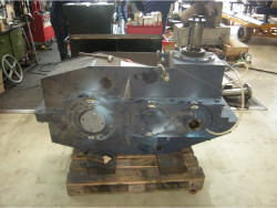 Inspection and repair on M.A.N. katrijden gearbox