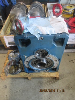 Inspection and repair on ROSSI RCI200U02V gearbox