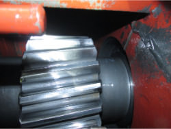 Inspection and repair of ASUG GVE 800x3,75-800x0,4 gearbox