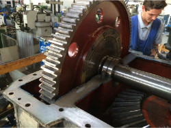 Inspection and repair of DEMAG Tangboom gearbox