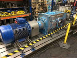 Inspection and repair of FLENDER B2-DH-14-C gearbox