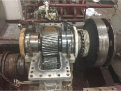 Inspection and repair on LOHMANN & STOLTERFOHT GAA-400-SN gearbox