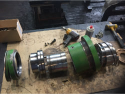 Inspection and repair of HALBERG RTDB 1000-76x2 gearbox