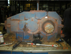 Repair gearbox of brand W.G.W. KCH 250