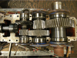 Repair gearbox of brand W.G.W. KCH 250