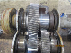 Inspection and repair on WGW ING 100/1000/3000 gearbox