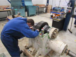 Inspection and repair of FLENDER GP1 320 gearbox