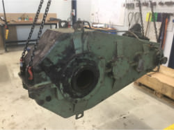 Inspection and repair on PHB 3-SZ-500-So gearbox