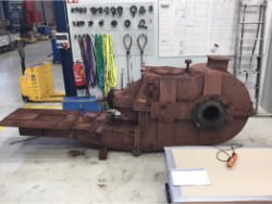 Inspection and repair on WGW KSHK 1330 S/So gearbox