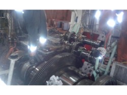 Inspection and repair on RENK SHH 11 1135,1/760 gearbox