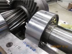 Inspection and repair on PHB KSZg 355 Pu gearbox