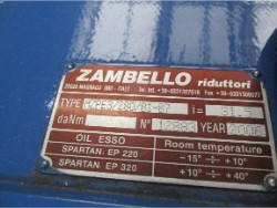 Inspection and repair on ZAMBELLO gearbox