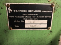 Inspection and repair on BUSS G-160 gearbox