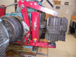 Inspection and repair on WGW gearbox