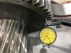 Inspection and repair on FLENDER K3-HH-11-A gearbox