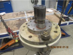 Inspection and repair on FLENDER 118-F-11000 gearbox