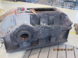 Inspection and repair on WGW DKBH 1500/So gearbox