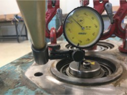 Inspection and repair on HANSEN QVRD2-CUN gearbox