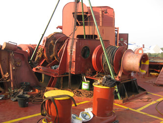 Windlass overhauling