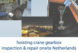 Hoisting Crane Machine Diagnostics Inspection and Repair