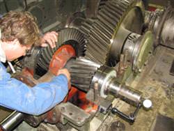 Revision service Hansen gearbox