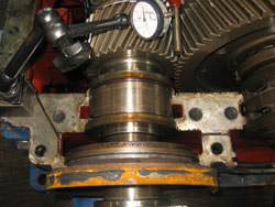 Inspection of a BHS gearbox