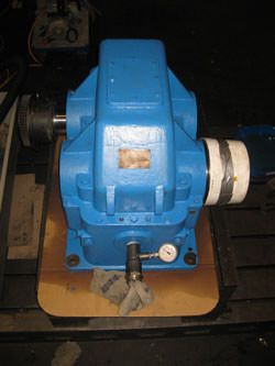 Inspection of a BHS gearbox