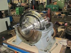 Inspection of a BHS gearbox
