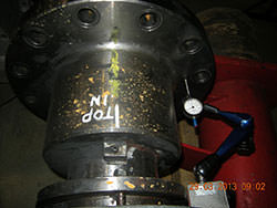 Inspection of a BUSS gearbox