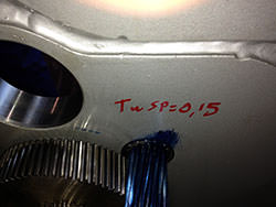 Inspection of a CFEM gearbox