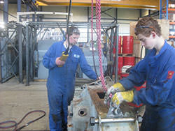 Repair of a CFEM gearbox