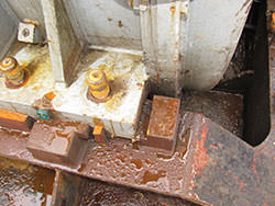 Inspection of a CONRAD STORK gearbox