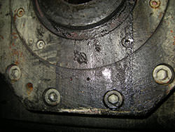 Service on a FLENDER gearbox