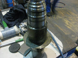 Service on a FLENDER gearbox