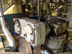 Service on a FLENDER gearbox