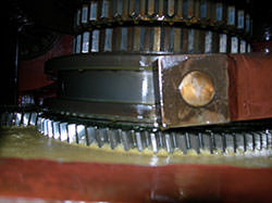 Inspection of a FLENDER gearbox