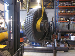 Repair of a HANSEN gearbox