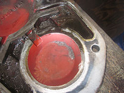 Inspection of a HANSEN gearbox
