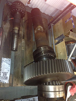 Service on a HANSEN gearbox