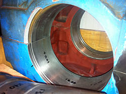 Inspection of a KONE CRANES gearbox